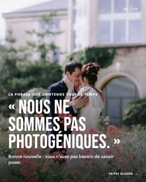 « Nous ne sommes pas photogéniques. »